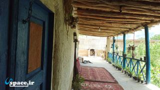 نمای تراس اقامتگاه بوم گردی باران - آزادشهر - روستای خوش ییلاق